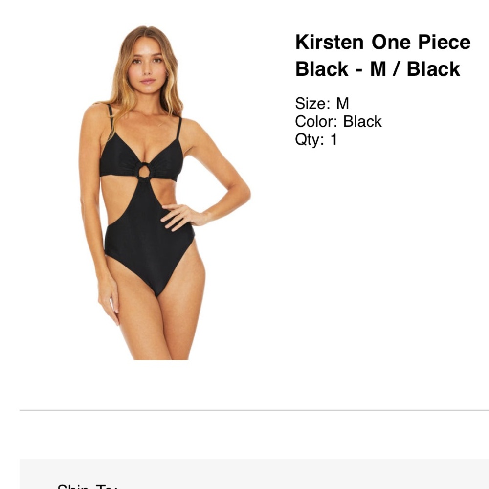Beach riot one piece (NEW WITH TAGS)